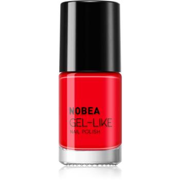 NOBEA Day-to-Day Gel-like Nail Polish lak na nechty s gélovým efektom odtieň Ladybug red #N08 6 ml