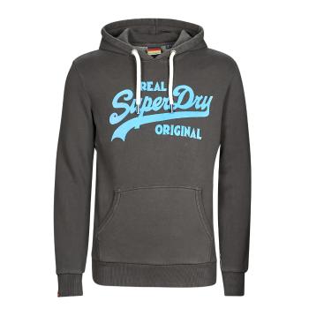 Superdry  VINTAGE VL NEON HOOD  Mikiny Čierna