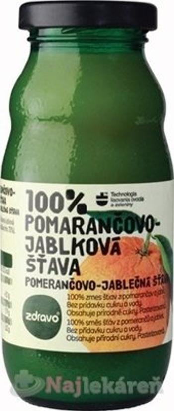 Zdravo 100% POMARANČOVO-JABLKOVÁ ŠŤAVA 200ml