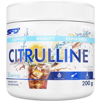 SFD Nutrition Citrulline podpora športového výkonu a regenerácie príchuť Cola & Lemon 200 g