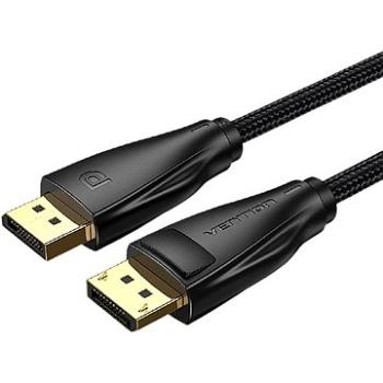 Vention Cotton Braided DP 1.4 (Display Port) 5m Black (HCCBJ)