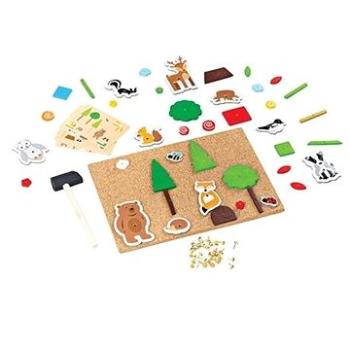Bigjigs Toys Kreatívna zatĺkacia hra život v lese (691621001554)
