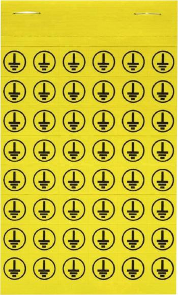 Weidmüller 1685690002 SYMBOL-PACK 14X14 ERDE značenie káblov   Farba aktívneho poľa: žltá Počet štítkov: 480