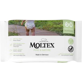 Moltex Pure & Nature Baby Wipes vlhčené obrúsky pre deti 60 ks