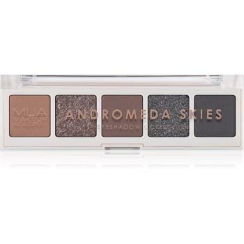 MUA Makeup Academy Professional 5 Shade Palette paletka očných tieňov odtieň Andromeda Skies 3,8 g