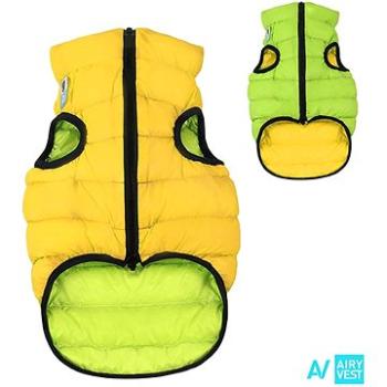 AiryVest bunda pre psy žltá/zelená (CHPbu0501nad)