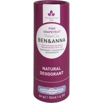 BEN&ANNA Natural Deodorant Pink Grapefruit tuhý dezodorant 40 g