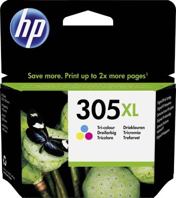 HP Ink 305XL originál  zelenomodra, purpurová, žltá 3YM63AE