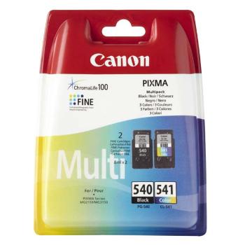 MultiPack CANON PG-540, CL-541 - originálna cartridge, čierna + farebná, 2x8ml multipack