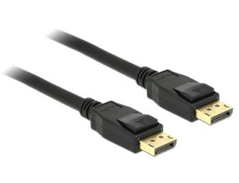 Delock DisplayPort prepojovací kábel #####DisplayPort Stecker, #####DisplayPort Stecker 5.00 m čierna 83808 pozlátené ko
