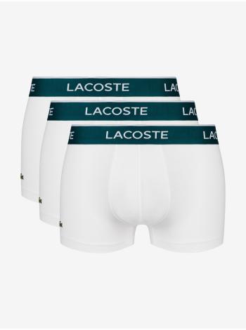 Boxerky pre mužov Lacoste - biela