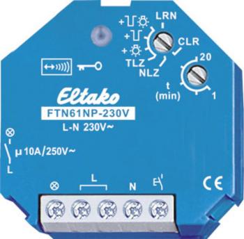 FTN61NP-230V Eltako bezdrôtový spínač / vypínač    pod omietku Spínací výkon (max.) 2500 W Max. dosah 30 m