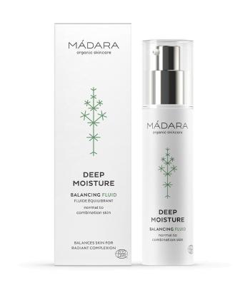 MÁDARA Hydratačný pleťový fluid pre normálnu až zmiešanú pleť Deep Moisture ( Balancing Fluid) 50 ml