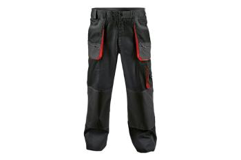 FF CARL BE-01-003 nohavice červená/čierna 50