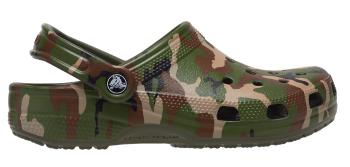 Crocs šľapky classic printed camo clog agr/mlti - 43-44