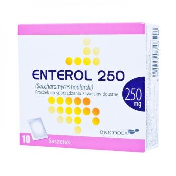 Enterol 250mg prášok na hnačku 10 ks