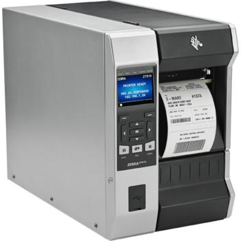 Zebra ZT610, 24 dots/mm (600 dpi), disp. (colour), RTC, RFID, ZPL, ZPLII, USB, RS232, BT, Ethernet