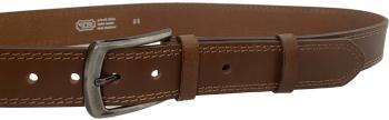 Penny Belts Pánsky kožený opasok Jeans 38-2-48 Brown 95 cm