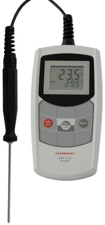 Greisinger GMH 2710 vpichovací teplomer  Teplotný rozsah -200 do +200 °C Typ senzora Pt1000