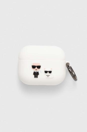 Puzdro na airpods pro Karl Lagerfeld biela farba