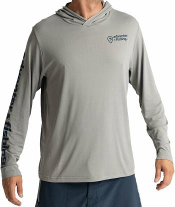 Adventer & fishing Mikina Functional Hooded UV T-shirt Limestone S