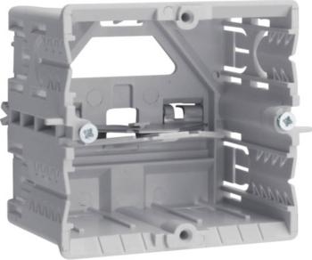 Hager GLT5000 parapetná lišta montážna elektroinštalačná krabica (d x š) 71 mm x 65 mm 1 ks svetlo sivá