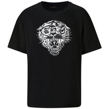 Ed Hardy  Tričká s krátkym rukávom Tiger-glow t-shirt black  Čierna