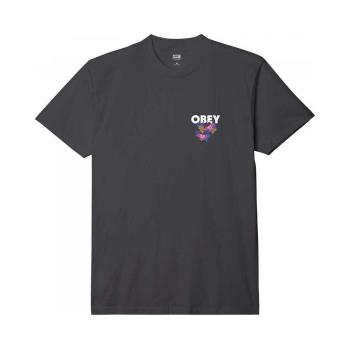 Obey  floral garden  Tričká a polokošele Čierna