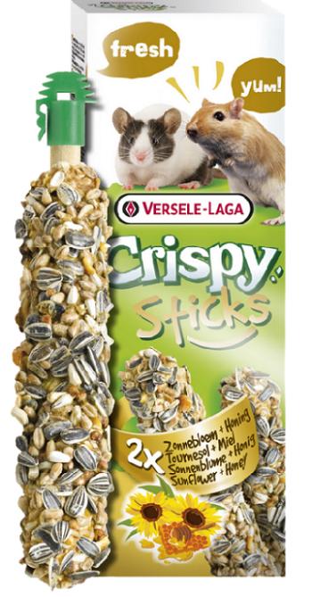 Maškrta Versele Laga Crispy Sticks Gerbils myš/pieskomil - slnečnica a med 2ks 110g