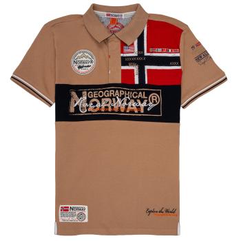 Geographical Norway  KIDNEY  Polokošele s krátkym rukávom Béžová