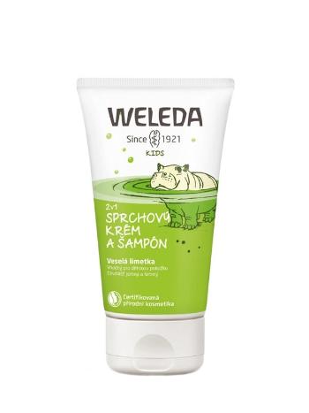 Sprchovací krém a šampón 2v1 limetka WELEDA 150 ml