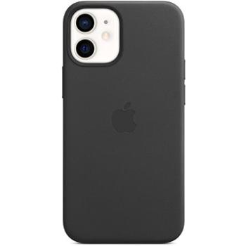 Apple iPhone 12 Mini Kožený kryt s MagSafe čierny (MHKA3ZM/A)