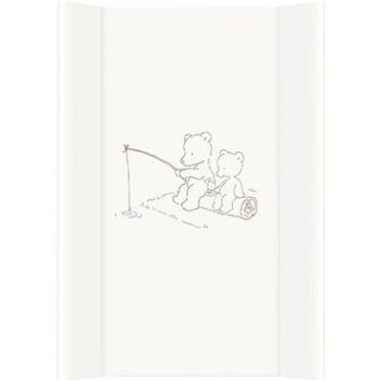 CEBA BABY Comfort prebaľovacia podložka s pevnou doskou 50 × 70 cm, Papa Bear biela (5907672335421)