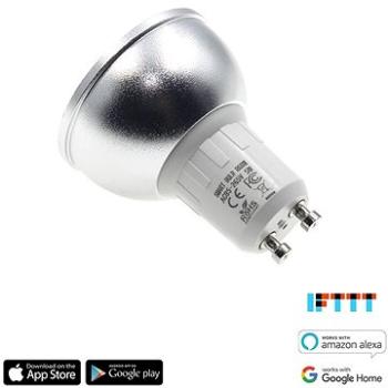 iQ-Tech SmartLife GU10, WiFi žiarovka GU10, 5 W, farebná (iQTGU10)