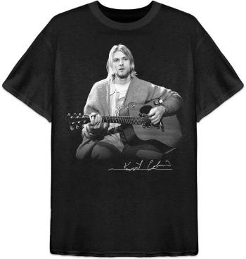Kurt Cobain Tričko Guitar Black 2XL