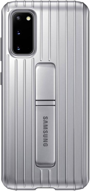 Samsung Protective Standing Cover Cover Samsung Galaxy S20 strieborná