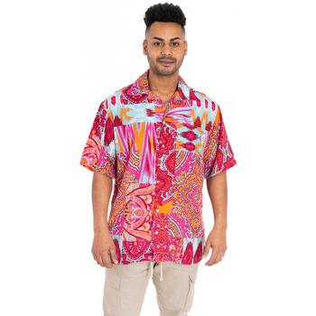 Isla Bonita By Sigris  Košele a blúzky Mužská Košeľa  Ružová