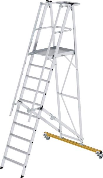 MUNK Günzburger Steigtechnik  52310 hliník rebrík s platformou Montáž pomocou nástrojov Max.prac. výška: 4.3 m