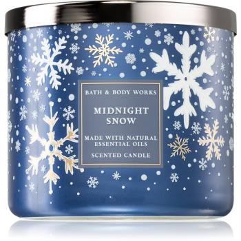 Bath & Body Works Midnight Snow vonná sviečka 411 g