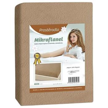 Bellatex Mikroflanel – 90 × 200 cm – hnedá (4103)