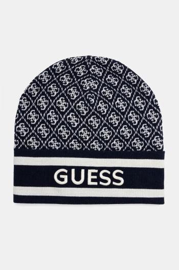 Čiapka Guess SEVYN tmavomodrá farba, W4BZ21 Z3JD2