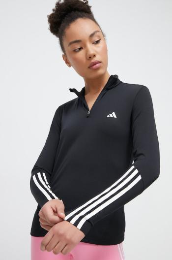 Tréningová mikina adidas Performance Hyperglam čierna farba, s potlačou, IN6841