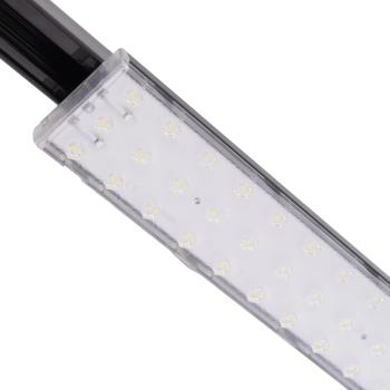 T-LED Čierne lištové LED svietidlo 120cm 54W 90° 3F Farba svetla: Teplá biela 105742