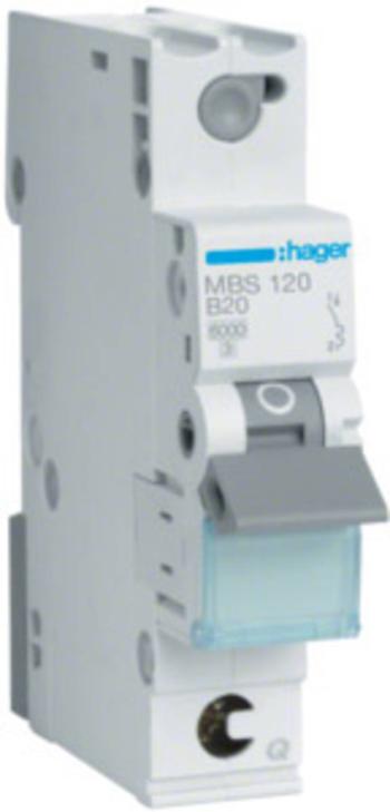 Hager MBS120 MBS120 elektrický istič 1fázový     20 A  230 V, 400 V