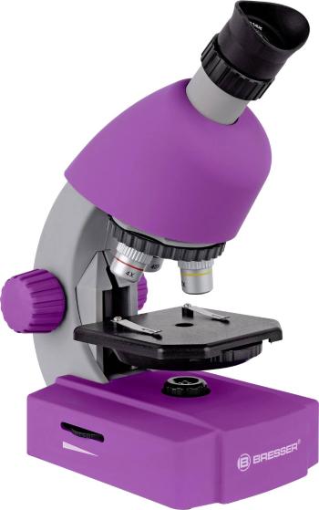 Bresser Optik violet detský mikroskop monokulárny 640 x spodné svetlo