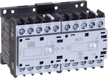 WEG CWCI012-01-30C03 reverzné stýkač  6 spínacích kontaktov 5.5 kW 24 V/DC 12 A s pomocným kontaktom   1 ks