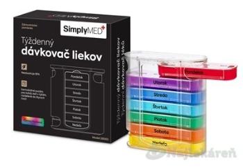 SimplyMED Týždenný dávkovač liekov - vysúvací