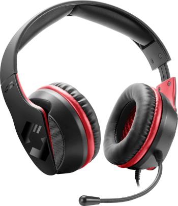SpeedLink HADOW herný headset 2x 3,5 mm jack (mic./slu.) káblový cez uši čierna stereo