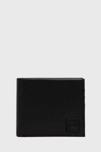 Kožená peňaženka + kľúčenka Calvin Klein Jeans dámsky, čierna farba