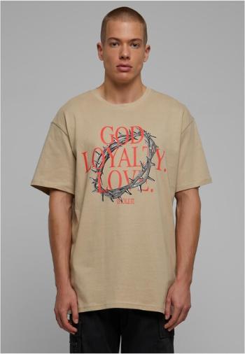 Mr. Tee God Loyalty Love Oversize Tee sand - 3XL